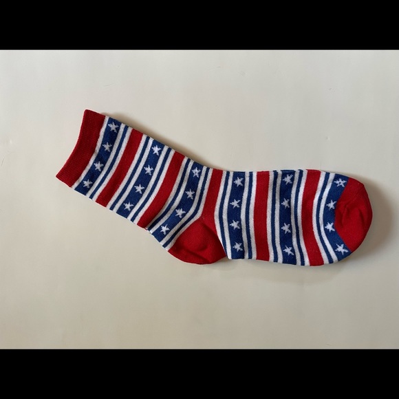 🆕 USA 🇺🇸 Themed Socks - 2 Pair Sz: 6-8 - Picture 5 of 5